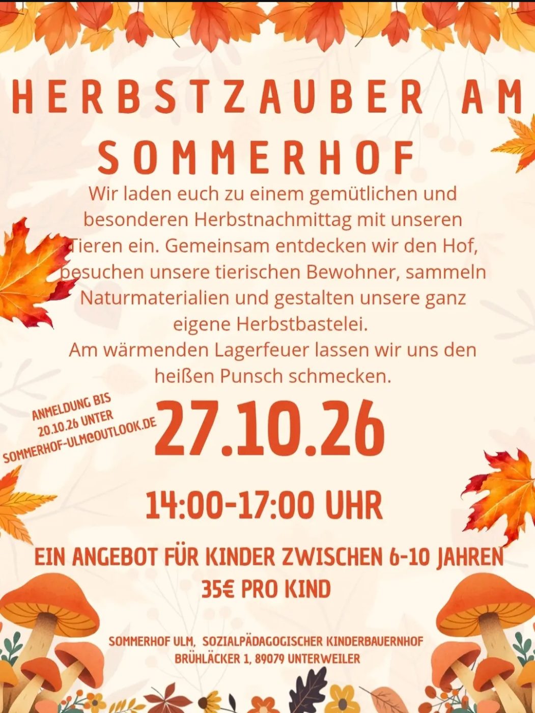 Herbstzauber am Sommerhof